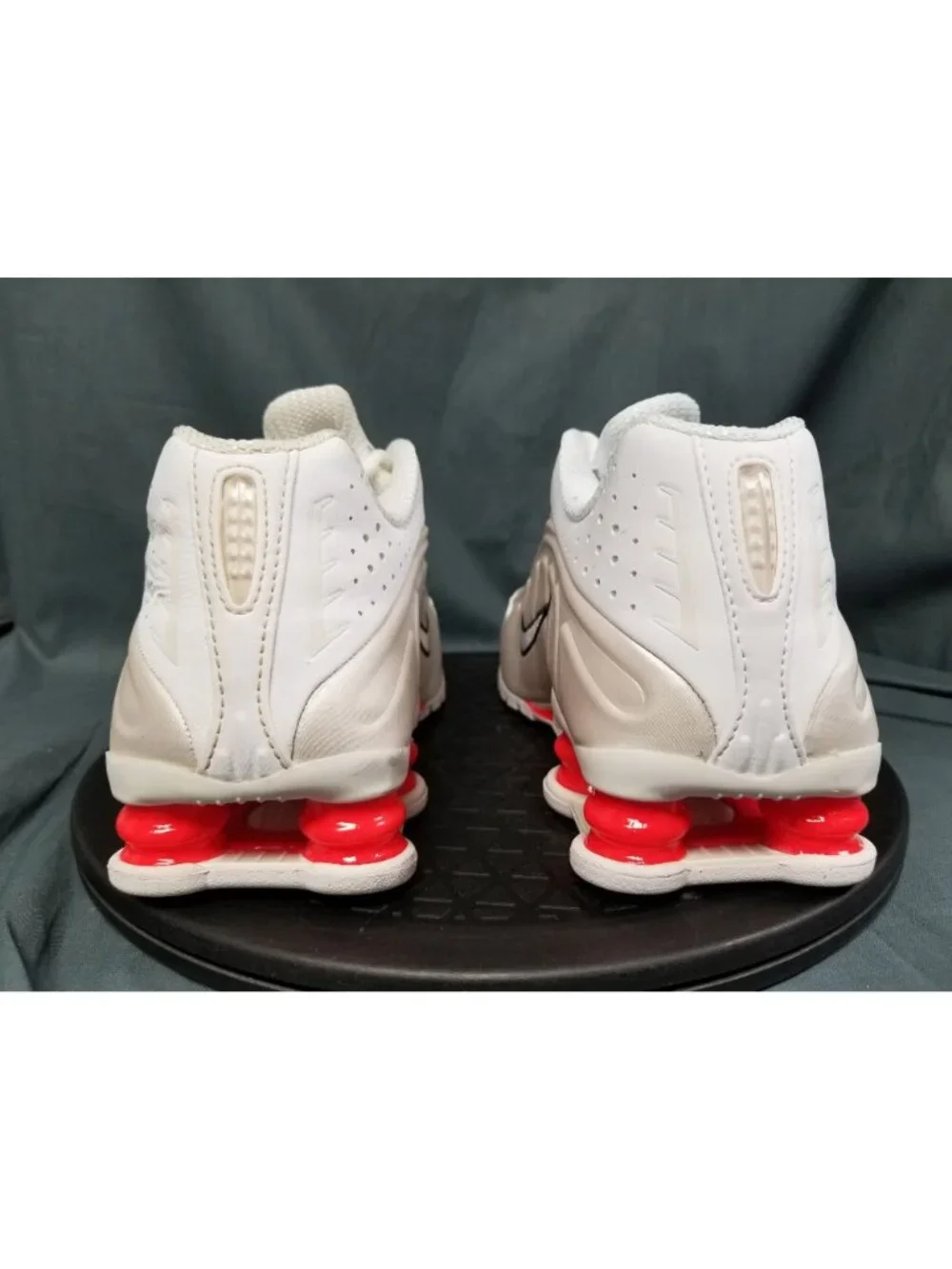 Nike Shox R4 White Phantom Picante Red AR3565 103 Women's Size 7.5 NEW NO BOX!